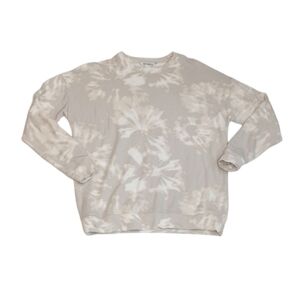 Athleta Pullover Womens Sz XS TP Balance Gray/White Tie-Dye Sweater Oversized